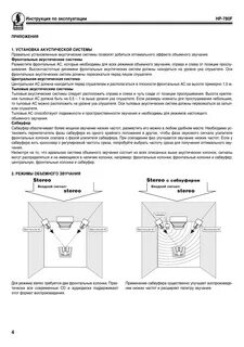Инструкция акустической