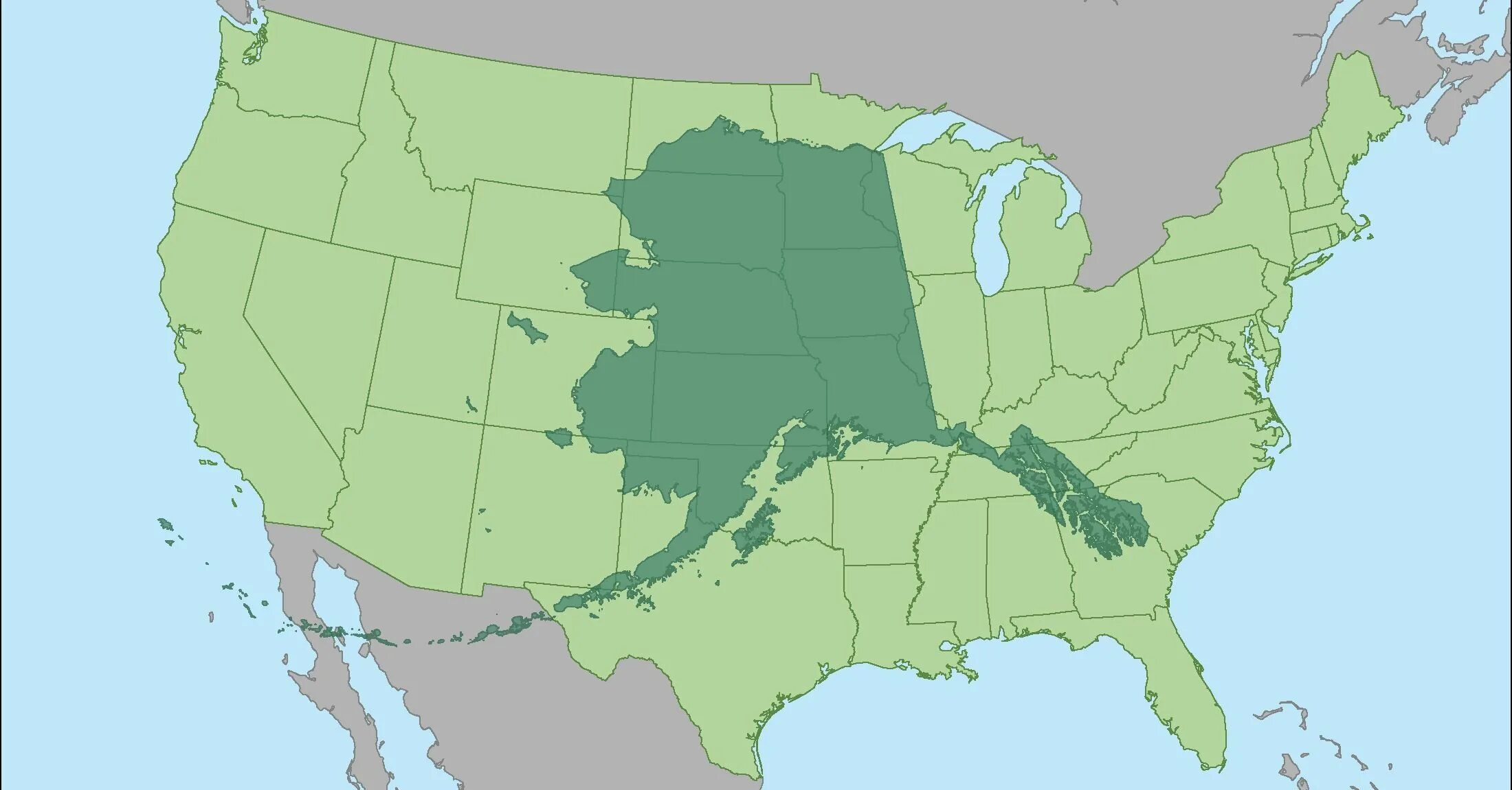 Сша большая страна. Аляска штат США на карте. Аляска США. Территория США С Аляской. Территория США без Аляски.