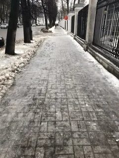 Зимний тротуар