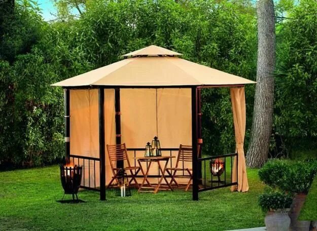 Модернизация шатра беседки своими руками DIY Wooden Gazebo Designs and Decorating Ideas