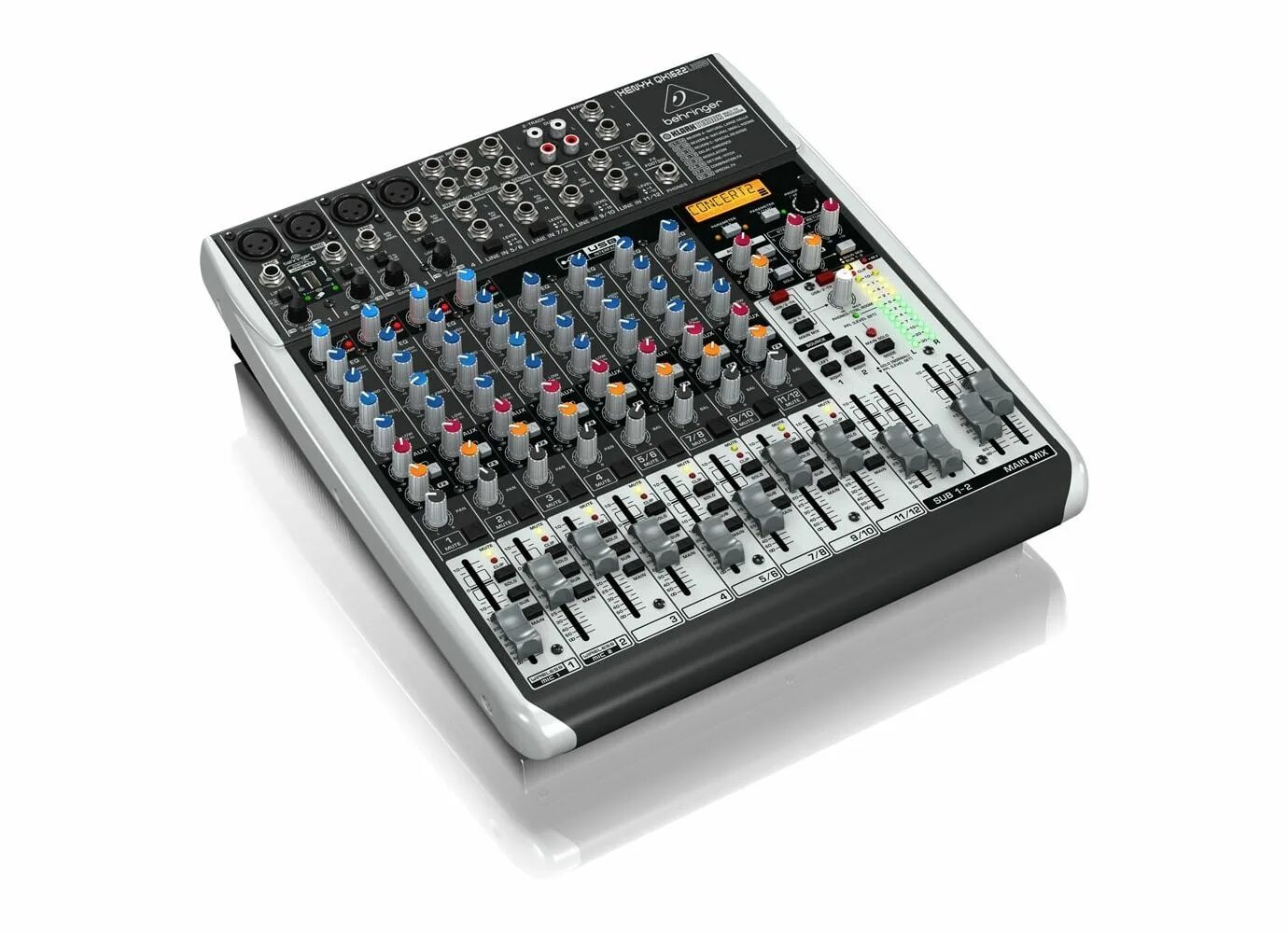 Behringer qx1832usb. Xenyx qx1622usb. behringer xenyx qx1204usb. пульт беренджер 1832. микшер behringer x1204usb, 4 моно, 2 стерео, 2 aux -шины, процессор эффектов.