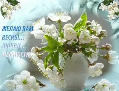 С весной открытки доброе утро с пожеланиями