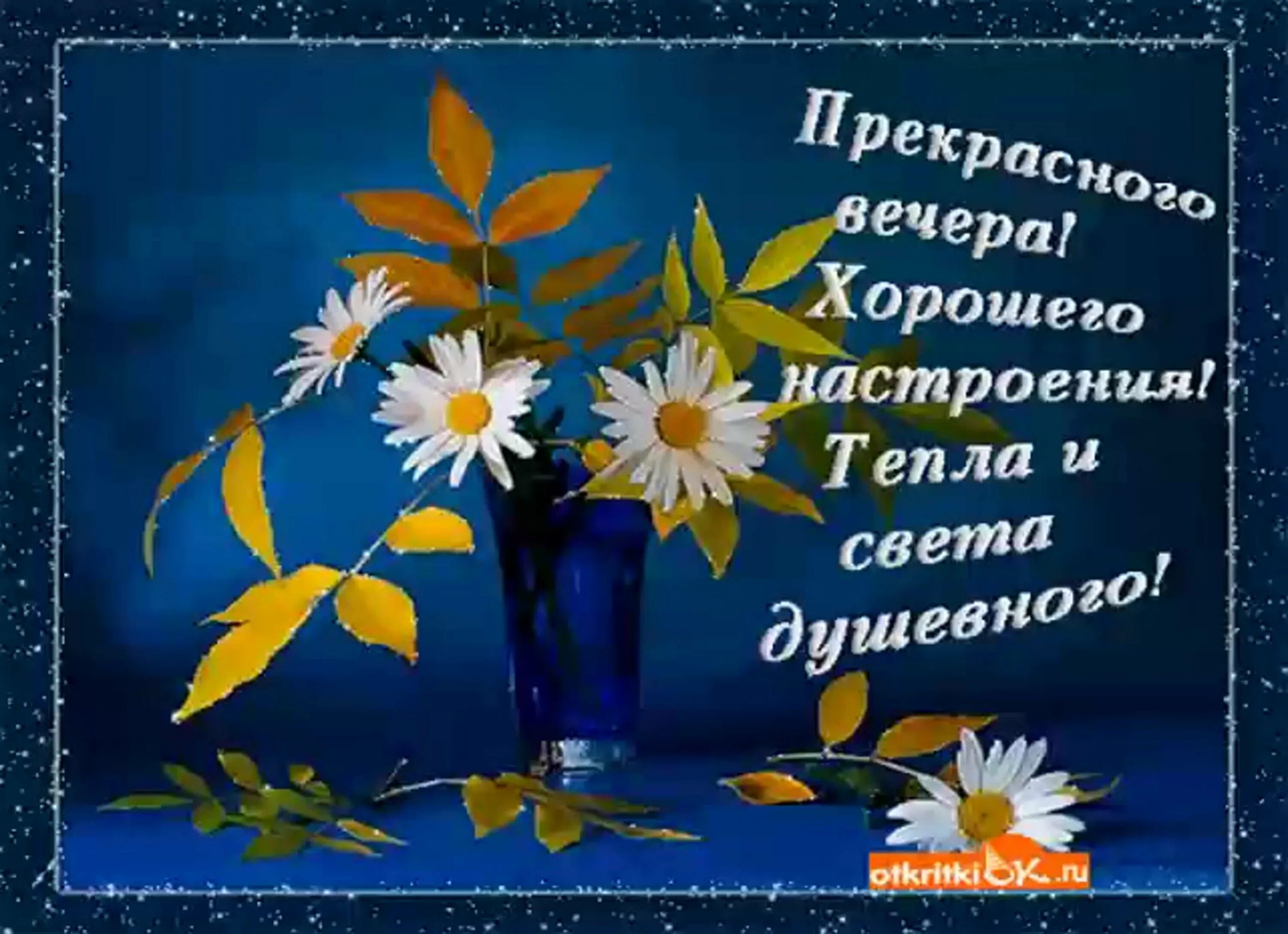 Спасибо замечательного дня. Прекрасного вечера и хорошего настроения. Красивые поздравления с добрым вечером. Открытки добрый вечер. Открытка хорошего вечера и настроения.