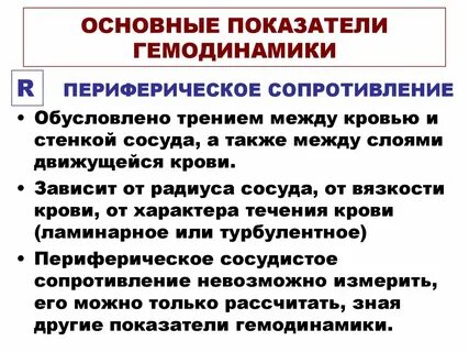 Процесс гемодинамики