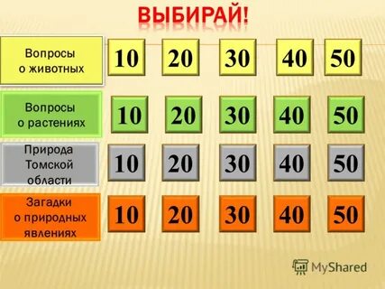 Вопросы на зверя