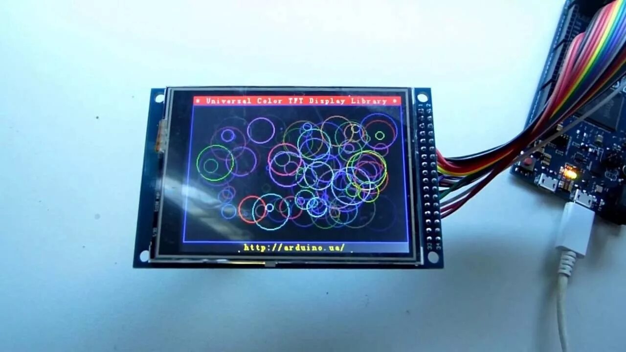 Урок 9. Подключение TFT дисплея к Arduino MEGA. Ардуино, Тир, Дисплей
