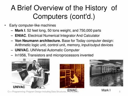 History of computers