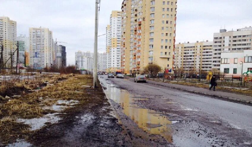 Ленсоветовский посёлок Шушары. Чижик Шушары. Жители Шушар. Дороги в поселке Шушары.