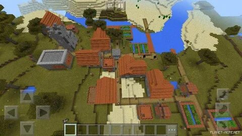 Майнкрафт 1.12 карта деревня