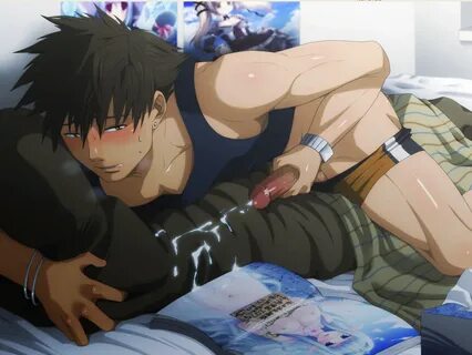 Slideshow: anime guy jerk off.