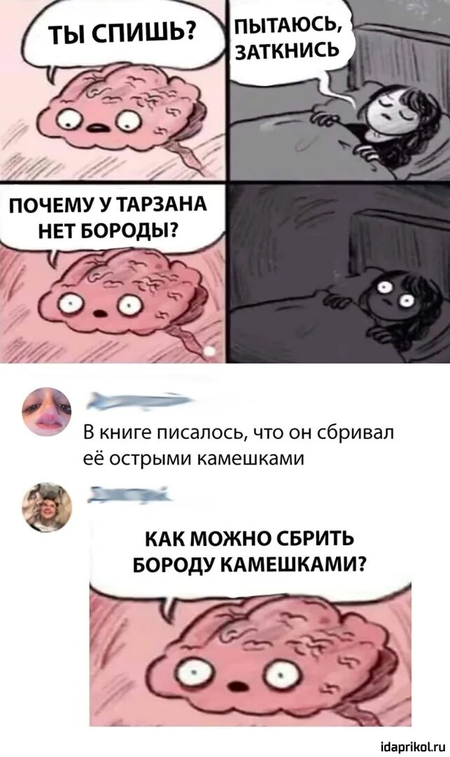 Почему без мозгов. Мысли перед сном. Мозг перед сном. Мозг ты спишь.