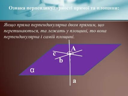 Прямая ак перпендикулярна