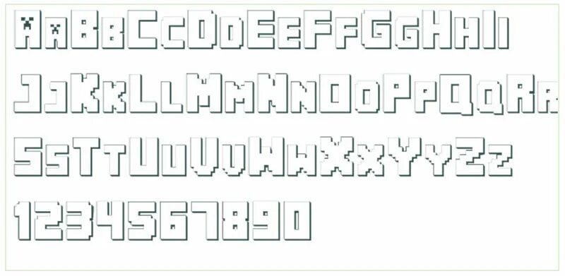 Шрифт майнкрафт для кап кут. Шрифт в стиле майнкрафт. Шрифты майна. Буквы из МАЙНКРАФТА. Май шрифт.