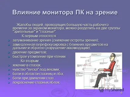 Монитор зрение
