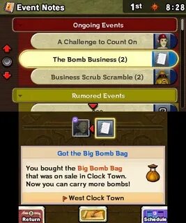 Event note