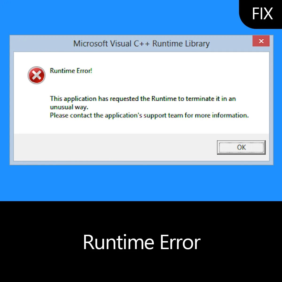 This application runtime to terminate. Microsoft Visual c++ runtime Library ошибка. Runtime Error. Как исправить ошибку runtime Error. Microsoft Error.