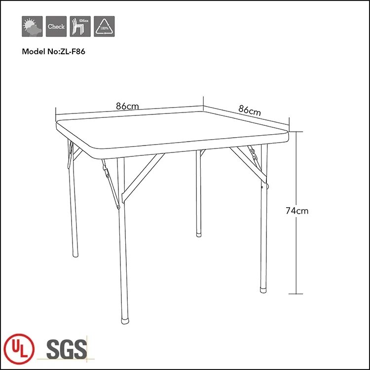 Высота пластикового стола. Столик раскладной квадратный YX-zf86, цвет белый (86*86*74 см). Размер пластикового стола квадратного. Стол 86*86. Пластиковый стол Размеры.