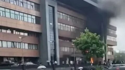 Кунцево плаза горел
