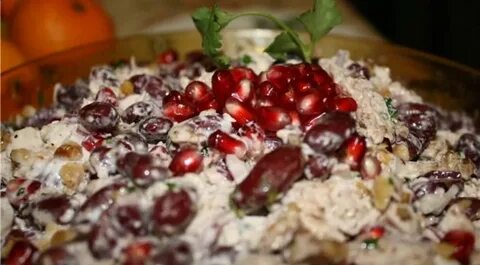 Рецепт салата по грузински с грецкими орехами