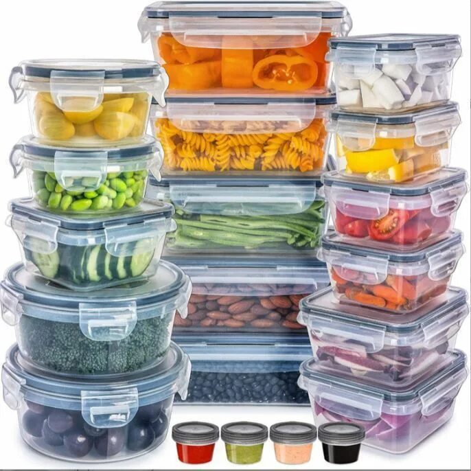 Набор стеклянных контейнеров. Контейнер для пищевых продуктов. Контейнер для хранения еды. Пластиковые контейнеры для продуктов. Пластиковый контейнер для еды.