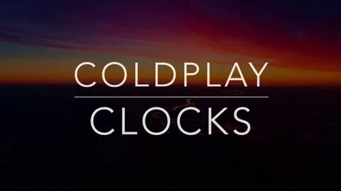 Coldplay clocks