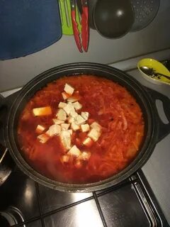 Борщ без картошки