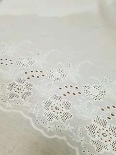 Хлопок с вышивкой