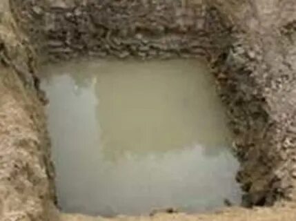 Яма с водой