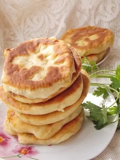 Лепешки из картофельного теста