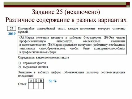 Структура егэ по обществознанию