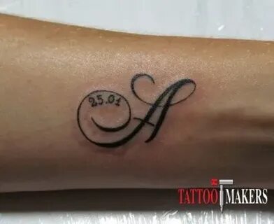Тату первая буква имени