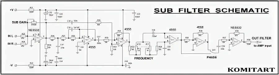Sub filter. Quartz filter schematic. dome filter schematic. filter sub. saw filter scheme.