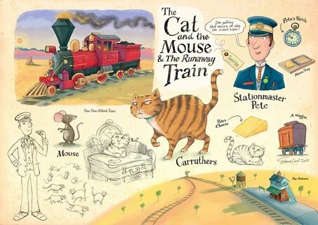 The cat is the mouse
