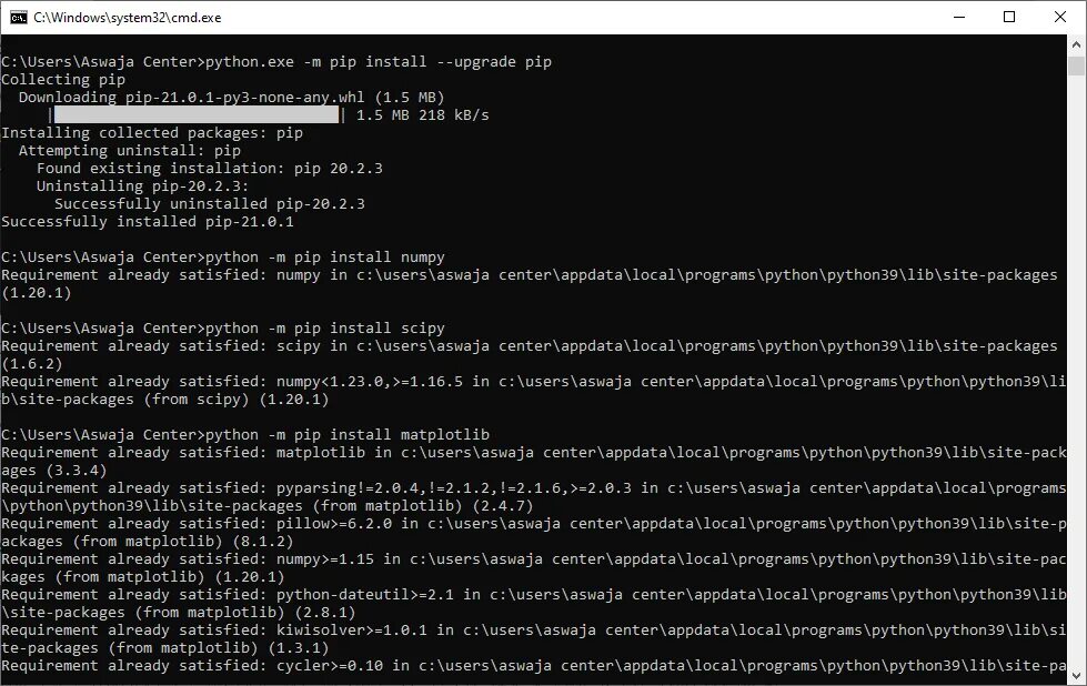 Python m install. Pip install. python cmd pip install. pip install numpy. scipy python 3.