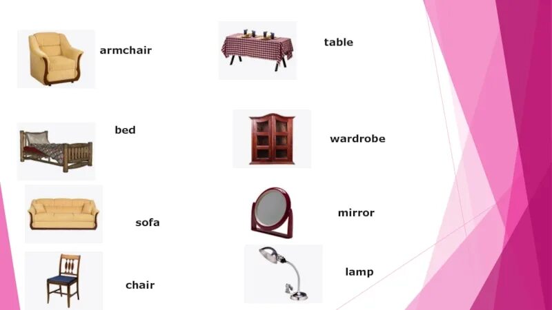 Bed lamp перевод. Артикль chair. sofa артикль. карточки с английскими словами wardrobe lamp bed. armchair транскрипция.