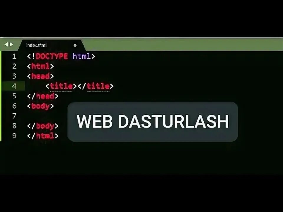 Html haqida