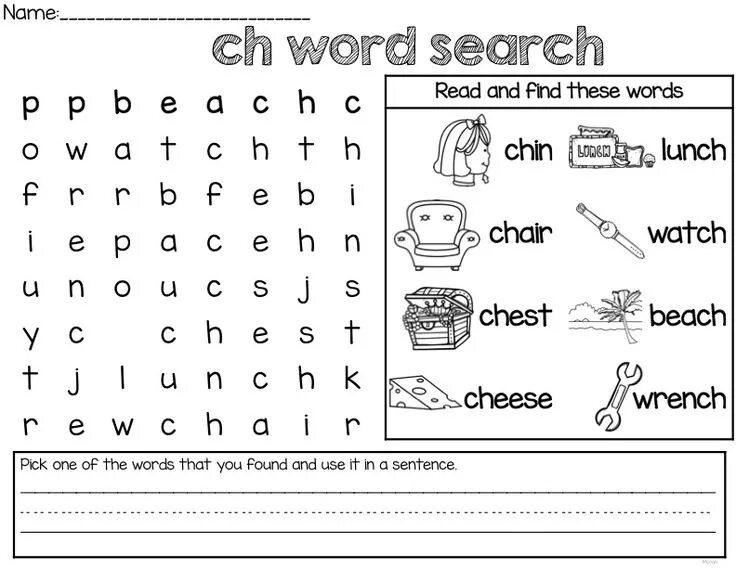 Read the postcard and find words that