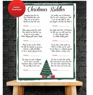 Christmas riddles