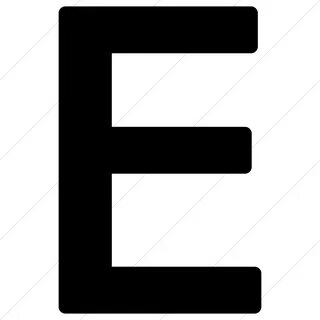 E, letter, red, alphabet, letters icon - Free download