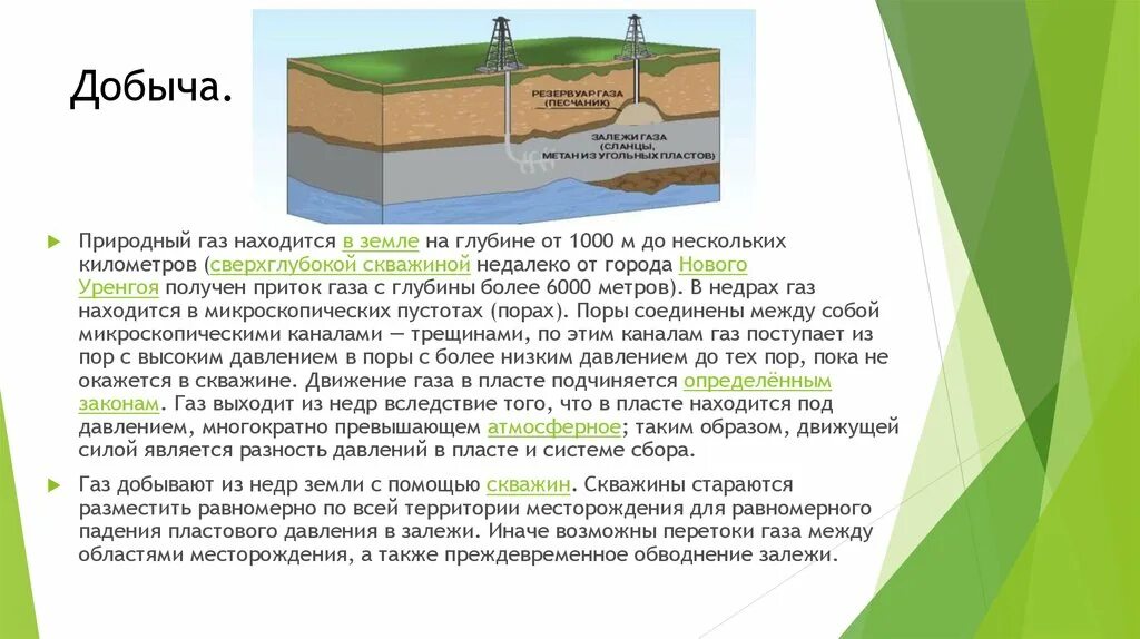 Природный ГАЗ В земле. Природный ГАЗ находится в земле на глубине. Добыча газа под естественным давлением. Как добывается природный ГАЗ.