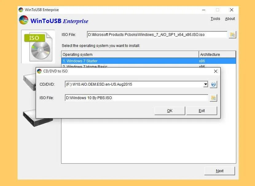 Windows 7 на флешку iso
