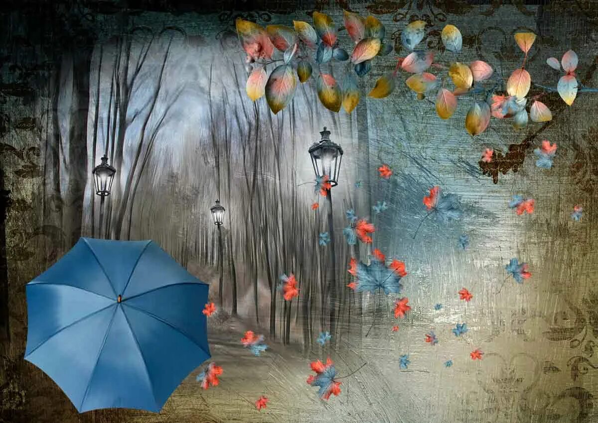 Открытка дождливая погода. Осенний дождь. Картина зонтики. Дождик зонтик. Осень зонтик.