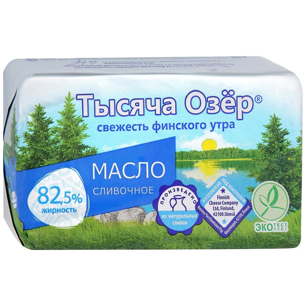 Масло 1000 озер. Масло сливочное тысяча озер 82,5% 180гр. Тысяча озёр масло сливочное 82.5%, 400 г. Масло тысяча озер 82.5. Масло тысяча озер 82,5% 180гр Финляндия.