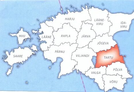 Уезды эстонии