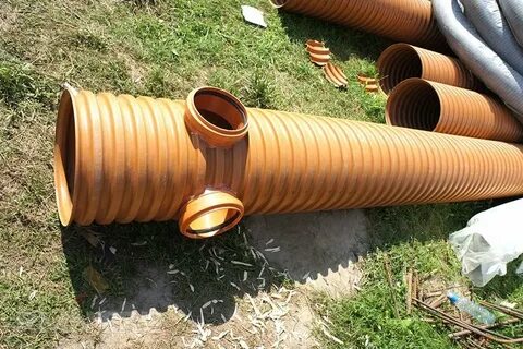 Как соединить дренажную трубу