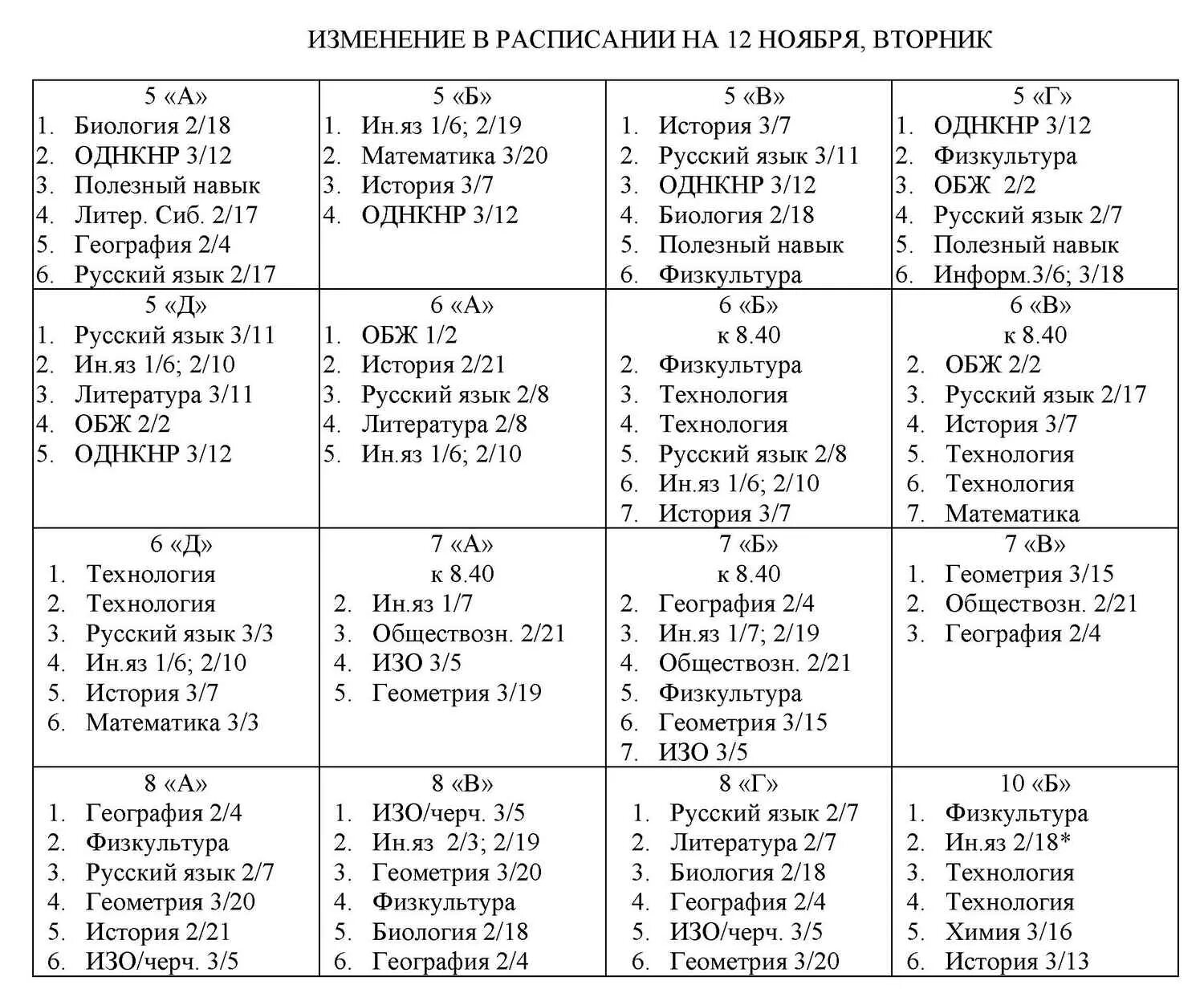 Изменение расписания уроков в школе. Изменение в расписании школа 34 Каменск Уральский. Расписание 34 школы в Каменске Уральском. Изменения в расписании. Расписание школы 34.