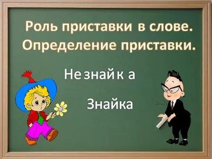 Роль приставок
