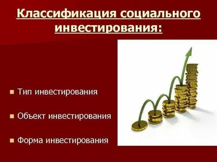 Проект социального инвестирования