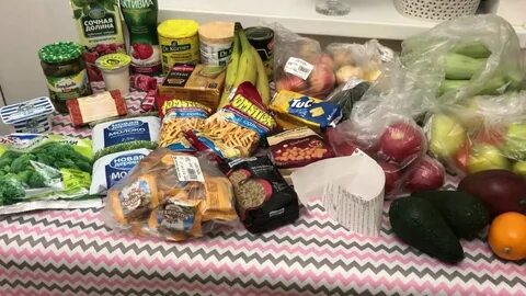 Продукты на семью из 3 человек