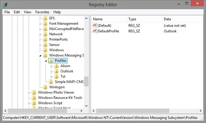 Registry reference